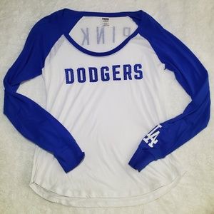 PINK Victoria's Secret Tops - VS PINK LA Dodgers Top PINK Victoria's Secret Tops - VS PINK LA Dodgers Top